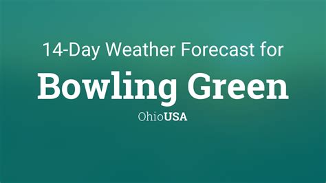 weather forecast for bowling green ohio